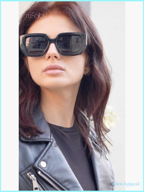 Chunky Oversized Square Sunglasses UV400 Protection